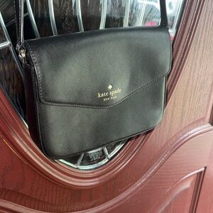 Kate Spade Black Leather Shoulder Bag
